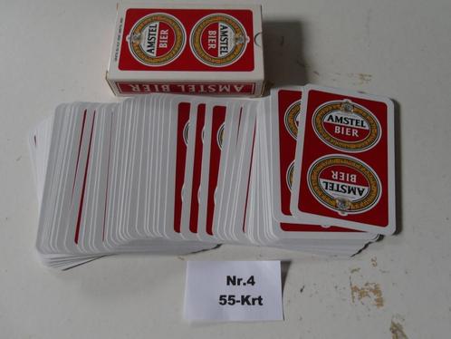 Amstel speelkaarten (nr.4)  55-Krt, Verzamelen, Biermerken, Nieuw, Overige typen, Amstel, Ophalen of Verzenden