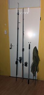 Karperhengel met leefnet, Ophalen, Gebruikt, Werphengel