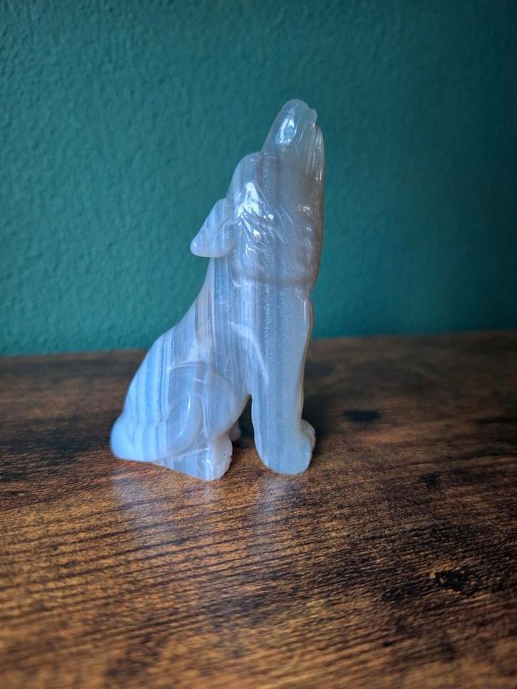 Wolf / hond agaat, Verzamelen, Mineralen en Fossielen, Verzenden