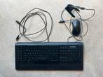 Steelseries toetsenbord; Razer muis; Razer mouse bungee, Computers en Software, Toetsenborden, Ophalen of Verzenden, Gebruikt