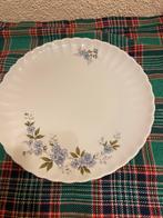 Gebakschaal taartschaal vergeet mij niet bloemen, Ophalen of Verzenden