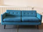 Blauwe Bank 3 zits, Ophalen, Kunststof, Gebruikt, 150 tot 200 cm