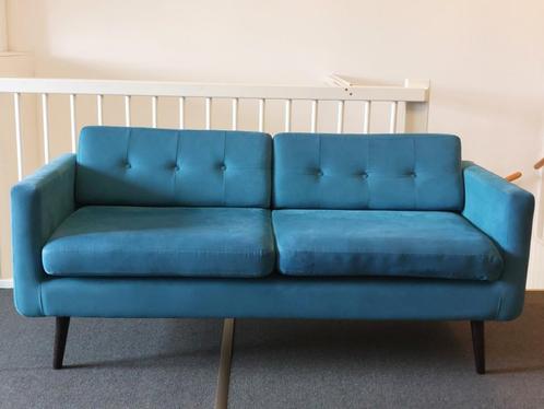 Blauwe Bank 3 zits, Huis en Inrichting, Banken | Bankstellen, Gebruikt, Rechte bank, Driepersoons, 150 tot 200 cm, 75 tot 100 cm