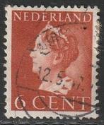 Nederland 1940 333 Wilhelmina 6c, Gest, Postzegels en Munten, Postzegels | Nederland, Ophalen of Verzenden, T/m 1940, Gestempeld