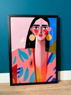 Modern abstract portret van Carla van Iersel, Ophalen