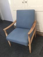 Fauteuil Scandinavisch ontwerp, Huis en Inrichting, Fauteuils, Ophalen, Hout, Gebruikt, Minder dan 75 cm