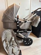 Joolz Geo 2 Daring Grey + Luiertas + adapters, Kinderen en Baby's, Kinderwagens en Combinaties, Gebruikt, Verstelbare duwstang