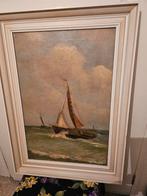 Oud schilderij gesingneerd, Antiek en Kunst, Ophalen of Verzenden