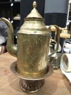 Antieke Marokkaanse messing theepot., Antiek en Kunst, Antiek | Koper en Brons, Ophalen of Verzenden