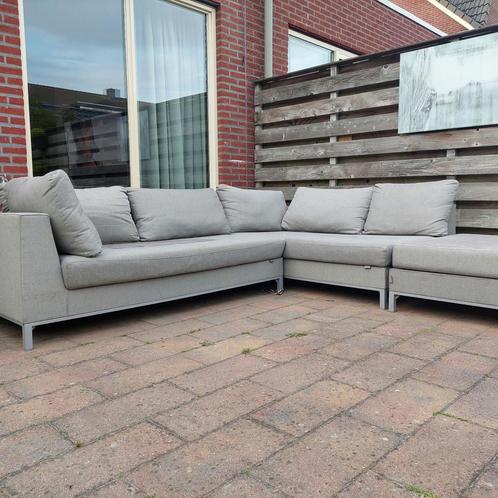 Exotan sicilie loungebank all weather. Slijtage in de stof!, Tuin en Terras, Tuinsets en Loungesets, Gebruikt, Bank, Hocker, Ophalen