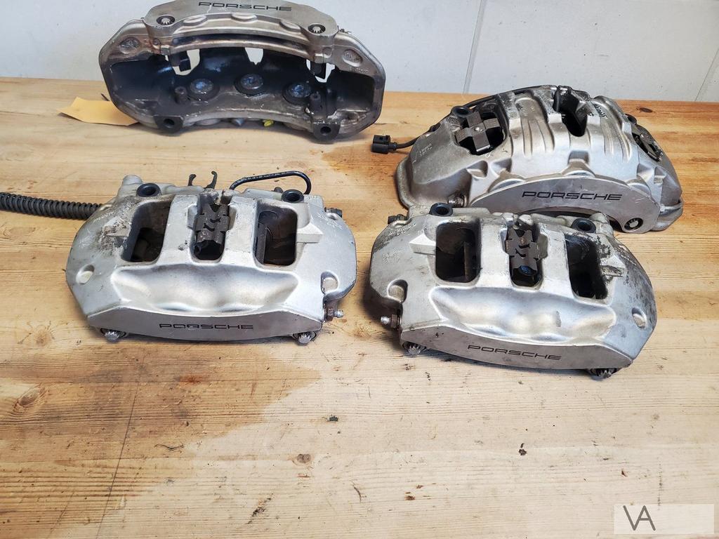 Porsche Cayenne / Panamera 4 pots remklauw set ACHTER €299, Auto-onderdelen, Ophalen of Verzenden, Gebruikt, Porsche