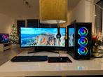 Complete RGB Gaming Setup / CURVED MONITOR / Game PC, Computers en Software, Desktop Pc's, Ophalen, Zo goed als nieuw, Gaming