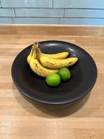 Zwarte design fruit schaal – modern en stijlvol, Ophalen, Gebruikt, Schaal, Rond