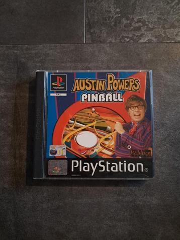 Playstation 1 Game: Austin Powers Pinball Zo goed als Nieuw! beschikbaar voor biedingen