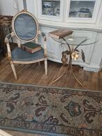 Vintage loper overwegend blauw van kleur 2.35 m x 68 cm