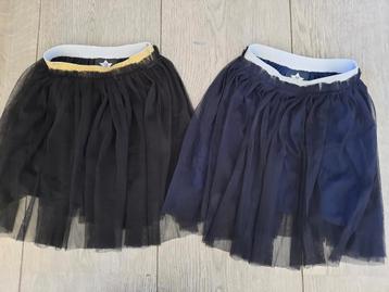 Kruidvat rok rokje tule zwart en blauw maat 116 beschikbaar voor biedingen
