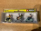 Noch 15910 H0 Scooterrijders 3 stuks  Nieuw in doosje  HO, Ophalen of Verzenden, Nieuw, Gelijkstroom, Overige merken