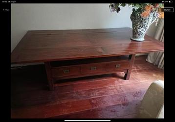 Teak houten eettafel sidetable beschikbaar voor biedingen