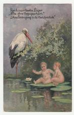 Ooiecaars.  Kinderen.  1918.   Feldpost.  Militair.  1e W.O., Verzenden, Voor 1920, Gelopen, Overige thema's