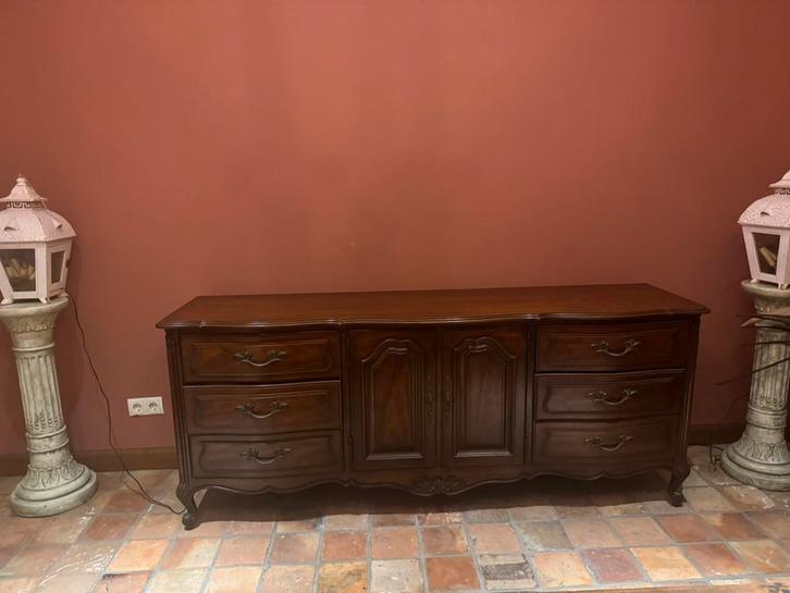 Klassiek Frans dressoir / buffetkast – massief hout – Louisx, Huis en Inrichting, Woonaccessoires | Kisten, Zo goed als nieuw