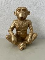 Goud / Messing Kleurige Aap / Monkey / Decoratie, Ophalen of Verzenden, Zo goed als nieuw