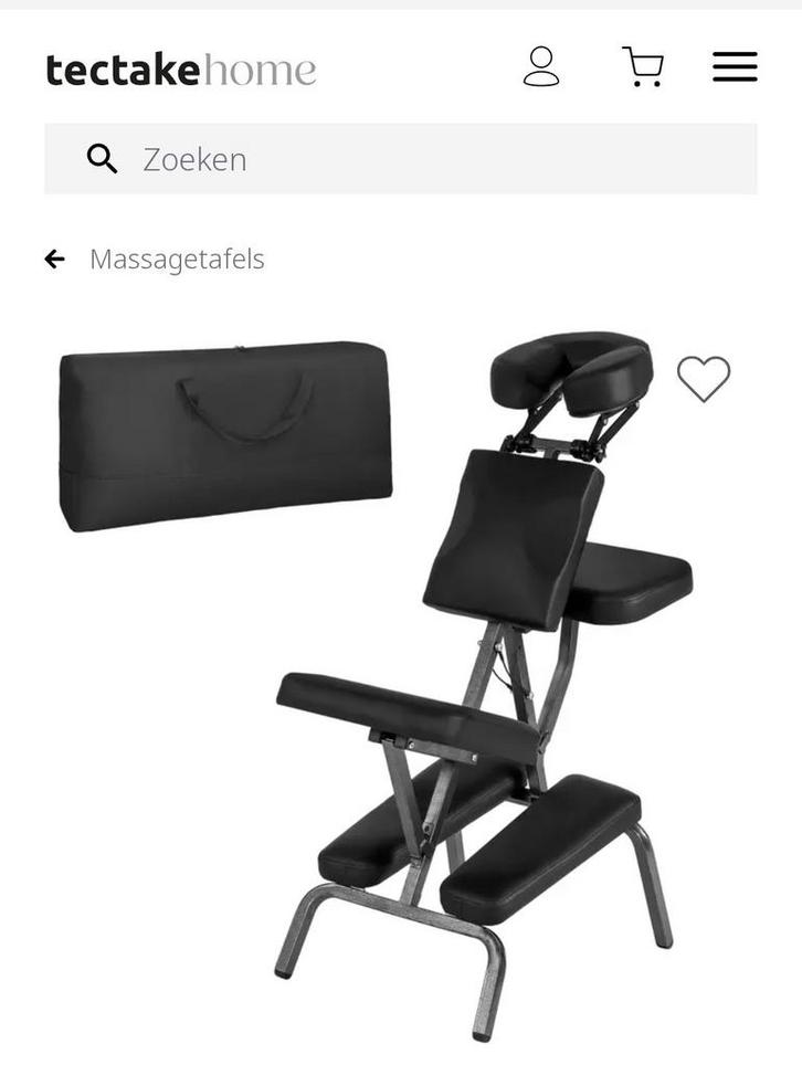 Tectake Massagestoel - Zo Goed Als Nieuw!, Sport en Fitness, Massageproducten, Ophalen