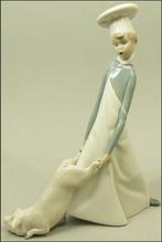 Lladro kok met varkentje #4608, Ophalen of Verzenden, Zo goed als nieuw, Mens