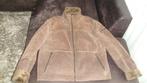 Nieuwe bruine lammy coat, leer jas, maat M/50, Kleding | Heren, Ophalen of Verzenden, Nieuw, Maat 48/50 (M), Bruin