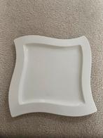 Villeroy & Boch new wave Vierkant Bord - Wit, Ophalen, Zo goed als nieuw, Bord(en), Effen