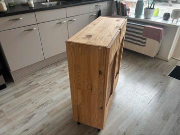 Houten Kastje met Riet - afbeelding 3