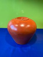 Handgemaakte Sasak Pottery pot met deksel – Indonesië, Ophalen of Verzenden