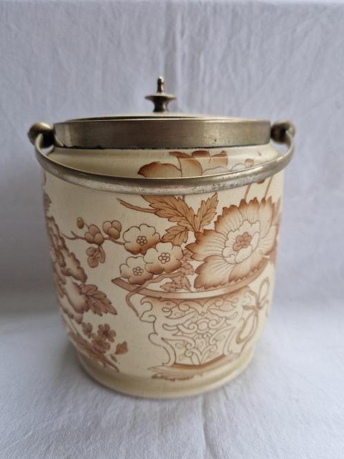 Antieke koekjestrommel van Taylor Tunnicliff & Co, Antiek en Kunst, Antiek | Servies los, Ophalen of Verzenden