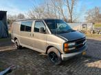 Chevy express Van 5.7 vortec v8 LPG apk trekhaak, Auto's, Automaat, Achterwielaandrijving, Chevrolet, 2800 kg