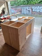 Keukeneiland van terug gedroogd en geschaafd hout, Huis en Inrichting, Keuken | Keukenelementen, Nieuw, Minder dan 100 cm, 25 tot 50 cm