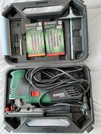 Parkside Decoupeerzaag Nieuw in Koffer + Zaagbladen, Doe-het-zelf en Verbouw, Gereedschap | Zaagmachines, Minder dan 30 mm, Decoupeerzaag