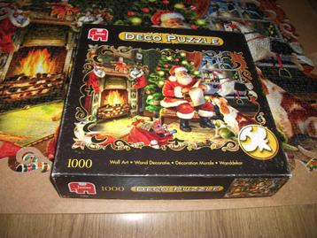 Kerst Deco Puzzel Santa`s List 1000 stuks beschikbaar voor biedingen