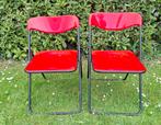 Jaren 70, kunststof klapstoelen, Ophalen, Gebruikt, Kunststof