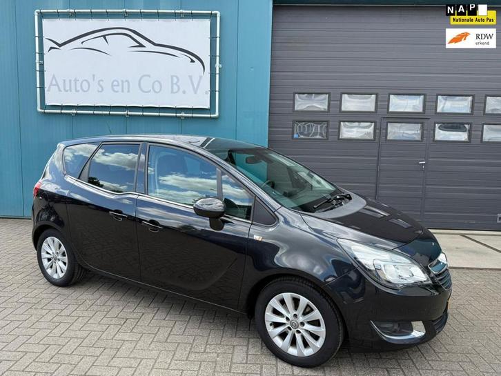 Opel Meriva 1.4 Turbo Cosmo 5-deurs Clima Cruise Navigatie T, Auto's, Opel, Bedrijf, Te koop, Meriva, ABS, Airbags, Airconditioning