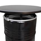 Nieuwe oliedrum statafel met blad in doos, Ophalen, 50 tot 100 cm, Rond, Nieuw