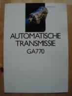 Scania GA770 Automaat Versnellingsbak Brochure 1989, Ophalen, Zo goed als nieuw, Overige merken, Scania