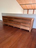 Teakhouten ladenkast, Ophalen, Gebruikt, Teakhout, 200 cm of meer