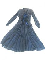 Originele vintage zijden mousseline jurk uit de jaren 30-40, Verzenden, Dames