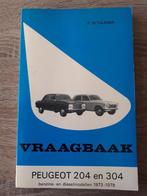 Vraagbaak Peugeot 204 en 304, Ophalen of Verzenden