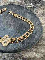 18k Gouden Klavertje Armband, Sieraden, Tassen en Uiterlijk, Armbanden, Ophalen of Verzenden, Nieuw