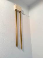 Grote ‘dingdong’ Vintage Deurbel met Gouden Buizen, Huis en Inrichting, Ophalen of Verzenden, Gebruikt