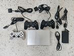 PS 2 Slim Console plus 3 Controllers, Ophalen, Gebruikt, Zwart, Met 3 controllers of meer