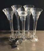 5 Mooi Geslepen Champagne Glazen, Ophalen