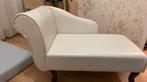 Witte bank, Huis en Inrichting, Ophalen of Verzenden, Zo goed als nieuw, Tweepersoons, Minder dan 150 cm