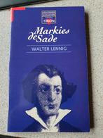 Lennig - Markies de sade, Boeken, Ophalen of Verzenden, Zo goed als nieuw, Lennig