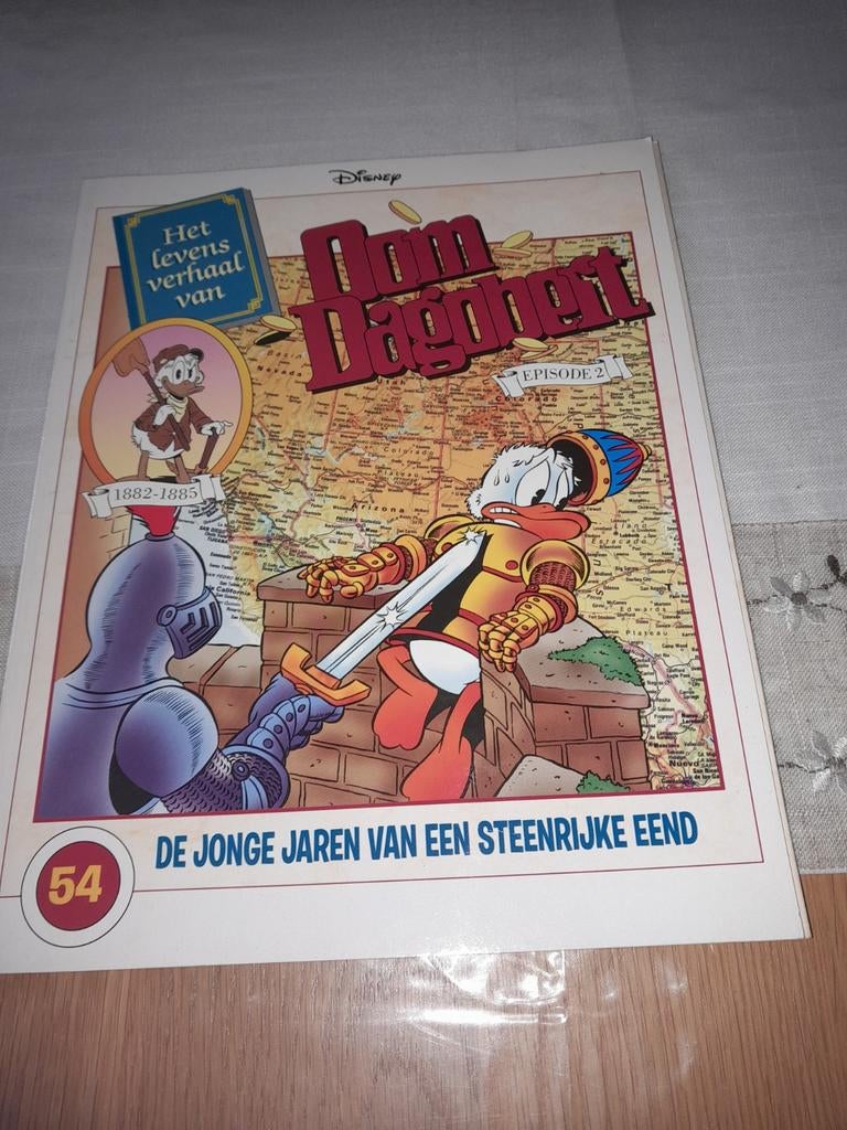 Oom Dagobert - Levensverhaal, nr. 54 episode 2  Walt Disney, Ophalen of Verzenden, Zo goed als nieuw, Walt Disney, Eén stripboek